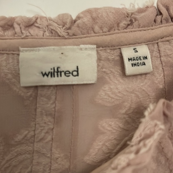 Pink floral Wilfred blouse - Picture 3 of 3